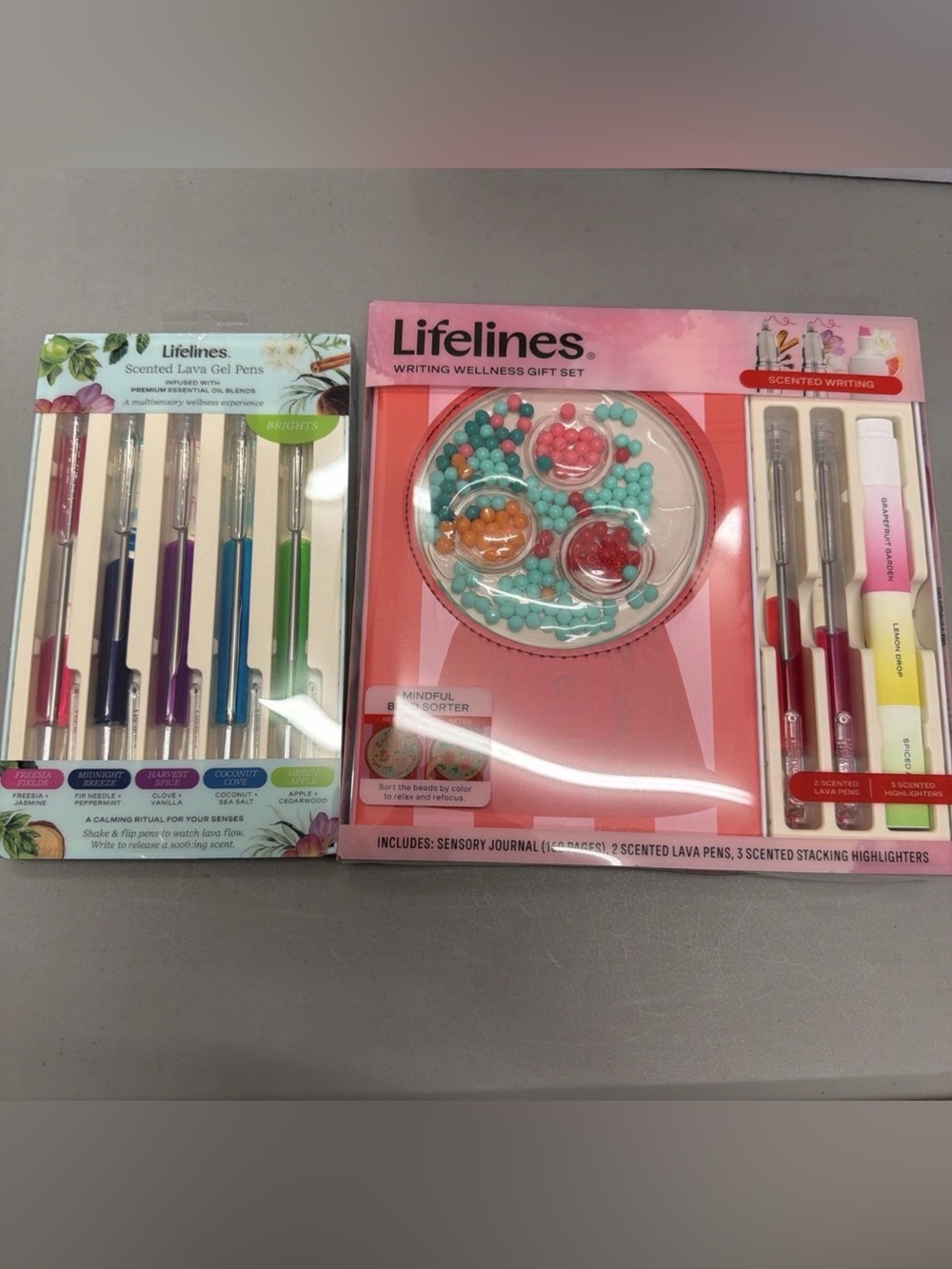 Lifelines Journal + Scented Lava Gel Pend